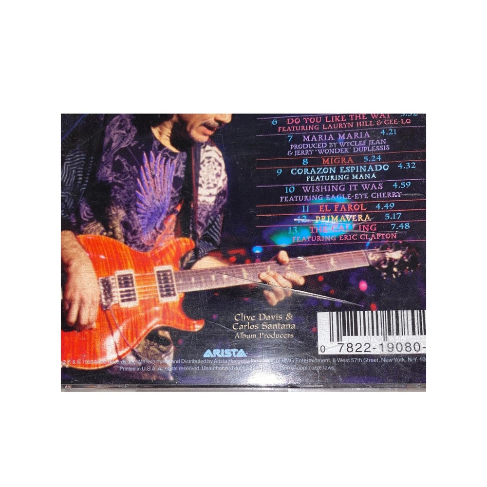 Santana – Supernatural CD (1999) Tested & Working  Scratches on‎ Disc - Picture 4 of 10
